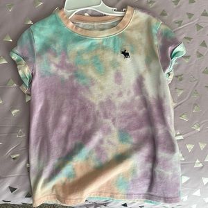 Girls Abercrombie tye dye shirt💜